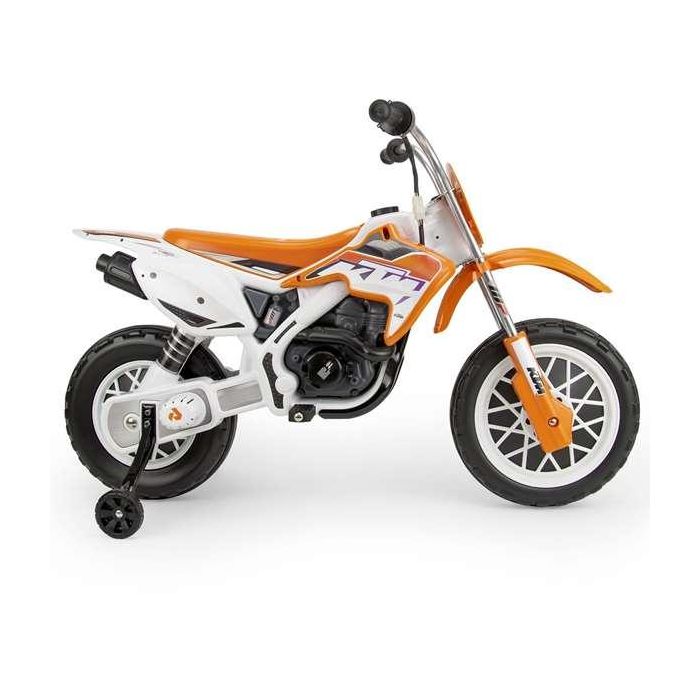 Moto bateria cross ktm sx 12v con banda de goma en rueda trasera 116x58,5x80 cm 1