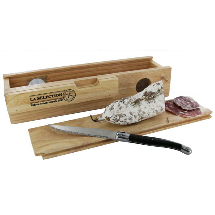 Caja para salchichon y cuchillo tipo î¢laguioleîç