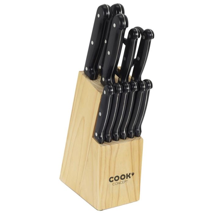 Bloque Con 11 Cuchillos Y Tijera Cook Concept