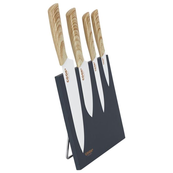 4 Cuchillos Con Bloque Imantado Cook Concept 3