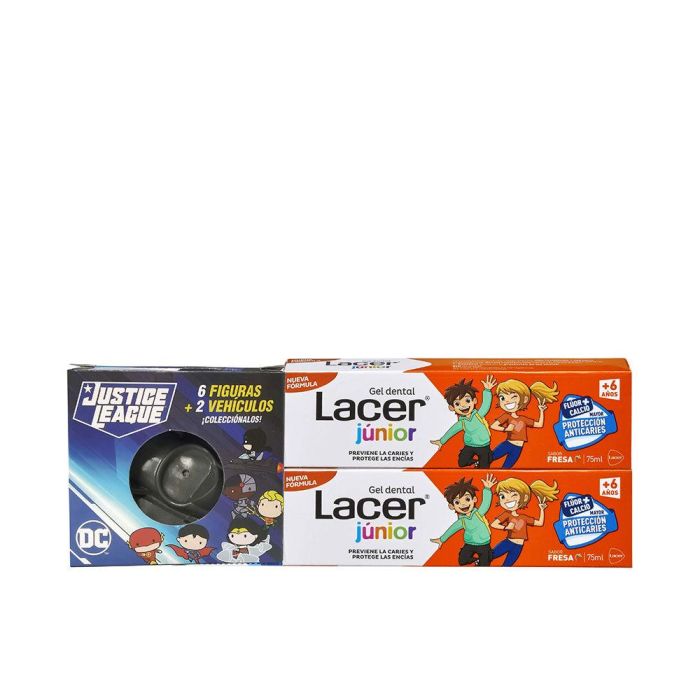 Lacer Junior Gel Dental Fresa Pack 2 Unidades 2 x 75 ml + Regalo Lacer Junior Gel Dental Fresa Pack 2 Unidades 2 x 75 ml + Regalo