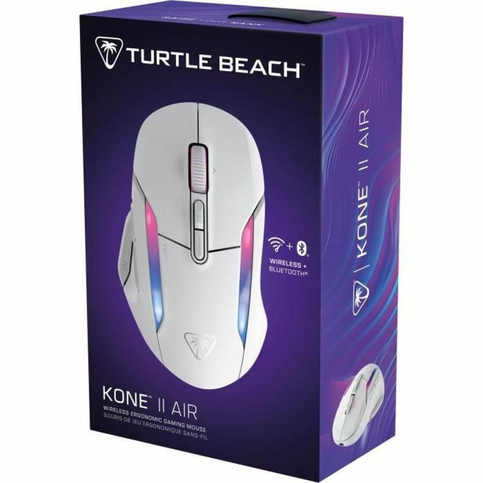 Turtle Beach TUR0731855711055 Ratón Inalámbrico para Juegos Kone™ II Air Ergonómico, Blanco, Bluetooth, 26.000 DPI, Rueda 4D 1 Turtle Beach TUR0731855711055 Ratón Inalámbrico para Juegos Kone™ II Air Ergonómico, Blanco, Bluetooth, 26.000 DPI, Rueda 4D 1