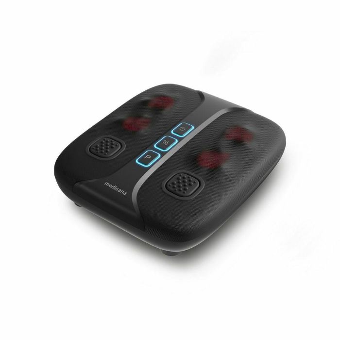 Medisana Masajeador Energizante de Pies y Piernas LM 100, Shiatsu + Vibración, 2 Intensidades, Calor, Negro