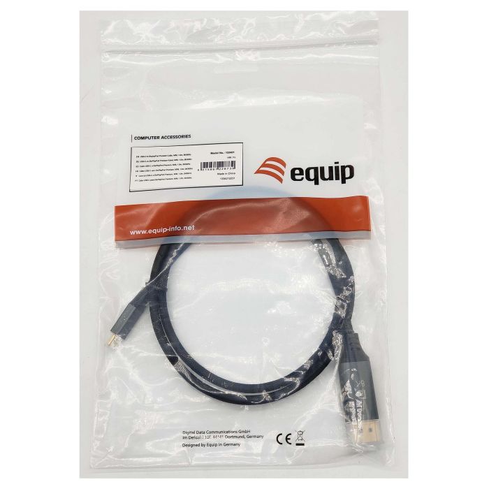 EQUIP CABLE USB-C A DISPLAYPORT 1.4 MACHO MACHO 1M 8K/60Hz 4