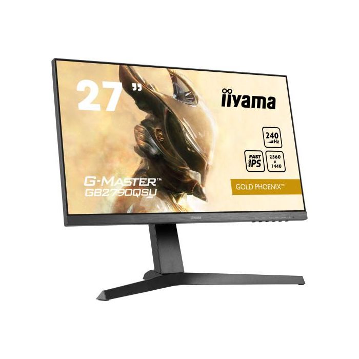 MONITOR IIYAMA 27" GAMING, WQHD, IPS, 2560 x 1440, 240Hz, 1MS, HDMI, DISPLAYPORT, ALT, REG ALT, PIVOTANTE