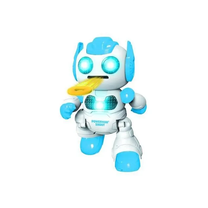 Lexibook AAABS07539 Robot Programable Powerman Shoot con Baile, Música, Demostración - Control Remoto y Discos de Espuma Incluidos Lexibook AAABS07539 Robot Programable Powerman Shoot con Baile, Música, Demostración - Control Remoto y Discos de Espuma Incluidos