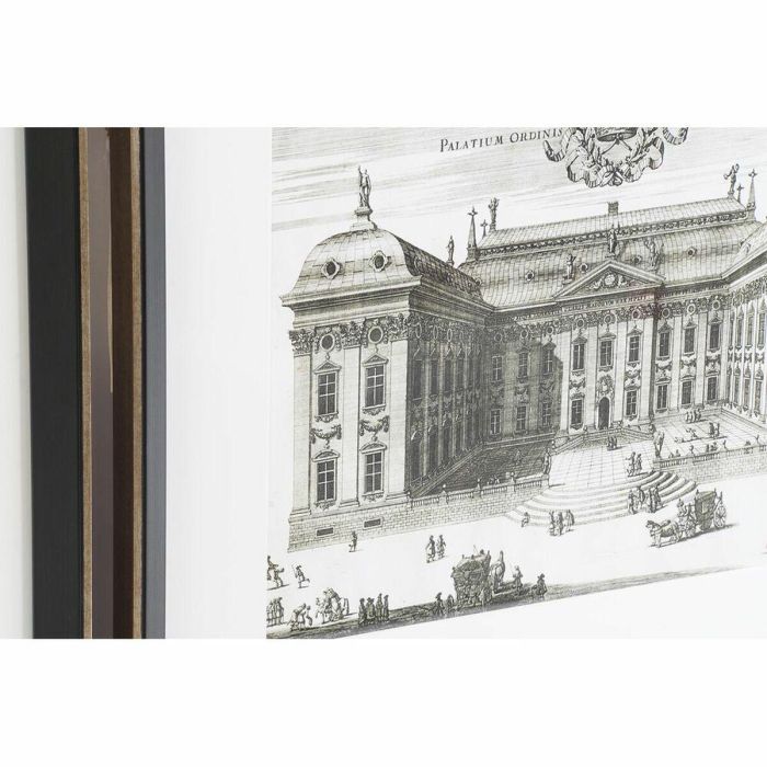 Cuadro Neoclasico DKD Home Decor Blanco Negro 3 x 46 x 56 cm (2 Unidades) 1 Cuadro Neoclasico DKD Home Decor Blanco Negro 3 x 46 x 56 cm (2 Unidades) 1