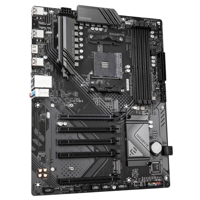 GIGABYTE B550 EAGLE Placa Base ATX AMD B550 Zócalo AM4 Ryzen 3000/4000/5000 DDR4 3200MHz PCIe 4.0 M.2 1GbE VRM 10+3+1 2 GIGABYTE B550 EAGLE Placa Base ATX AMD B550 Zócalo AM4 Ryzen 3000/4000/5000 DDR4 3200MHz PCIe 4.0 M.2 1GbE VRM 10+3+1 2