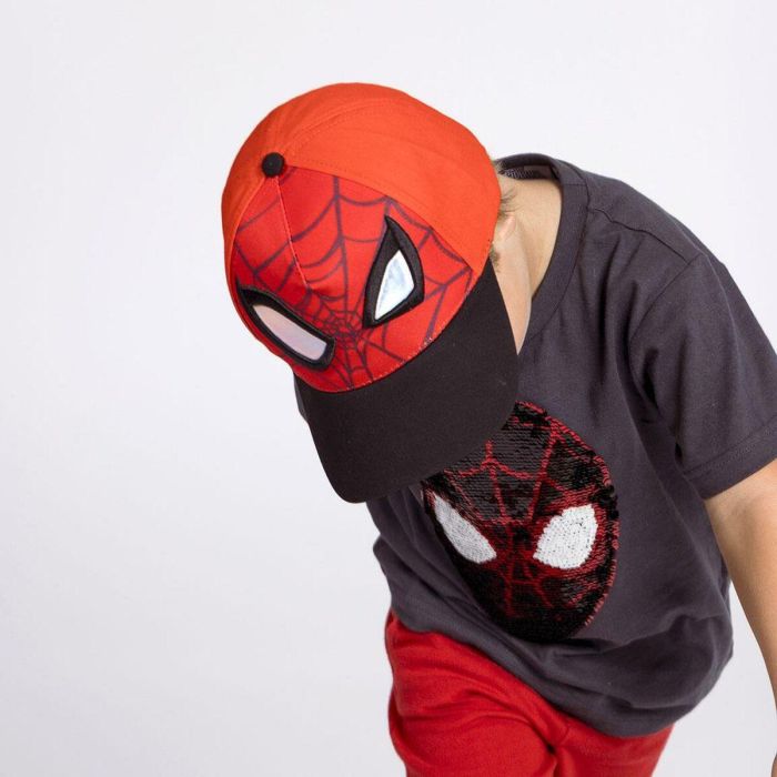 Cerdá Gorra de Béisbol Infantil Spiderman Roja | Visera Curva con Aplicaciones | Talla 53 cm 1 Cerdá Gorra de Béisbol Infantil Spiderman Roja | Visera Curva con Aplicaciones | Talla 53 cm 1