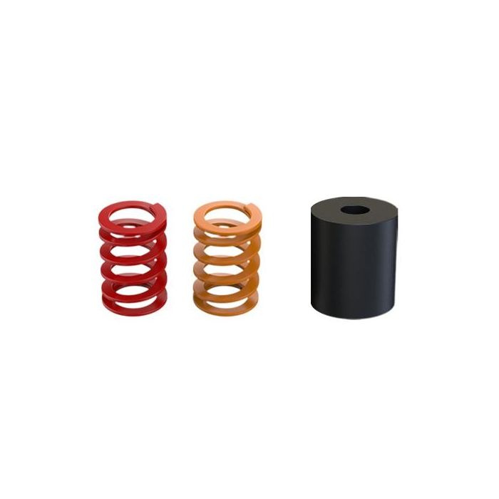 MOZA RACING RS17 Kit de accesorios para pedales de carreras, compatible con pedales Moza SR-P - Negro, Naranja, Rojo (3 piezas)
