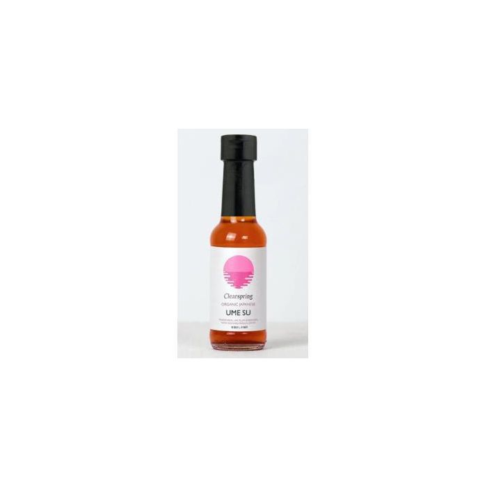 Clearspring Vinagre de Umeboshi Japonés Ecológico 150ml - Condimento Umami para Ensaladas y Aderezos Veganos