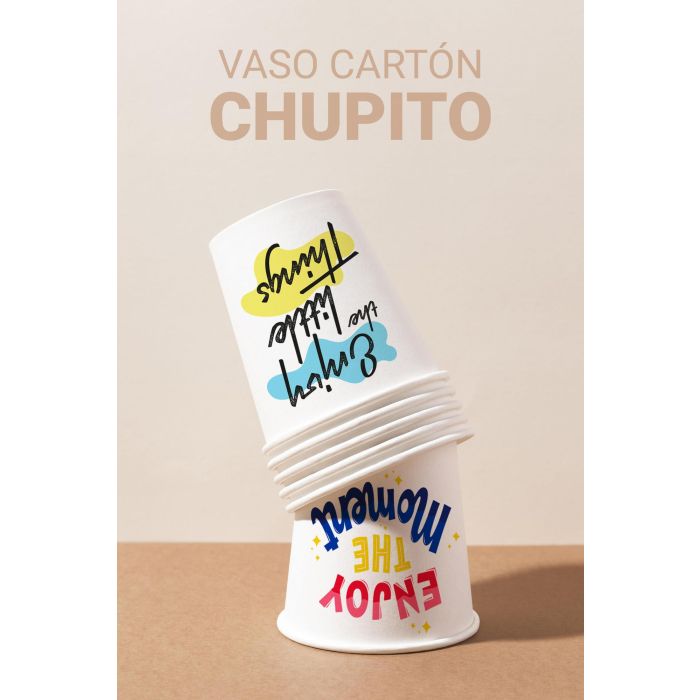 Set de 40 vasos de cartón para chupito 50 cc - Algon (36 Unidades) 3