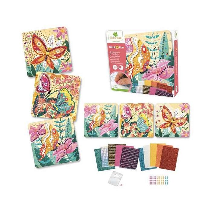 Mosaico mariposas set de manualidades 1 Mosaico mariposas set de manualidades 1