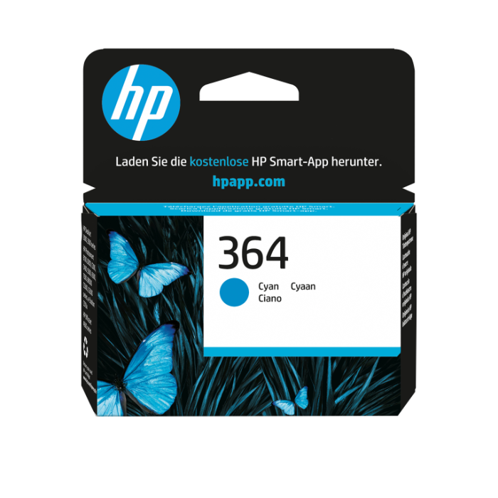HP nº364 Cartucho Cian, 300 paginas