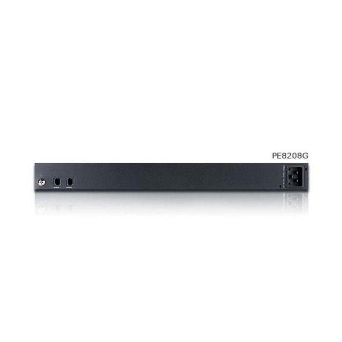 Aten PDU Inteligente 8 Puertos, Medido y Conmutado por Salida (7 x C13, 1 x C19) 16A 1U 1