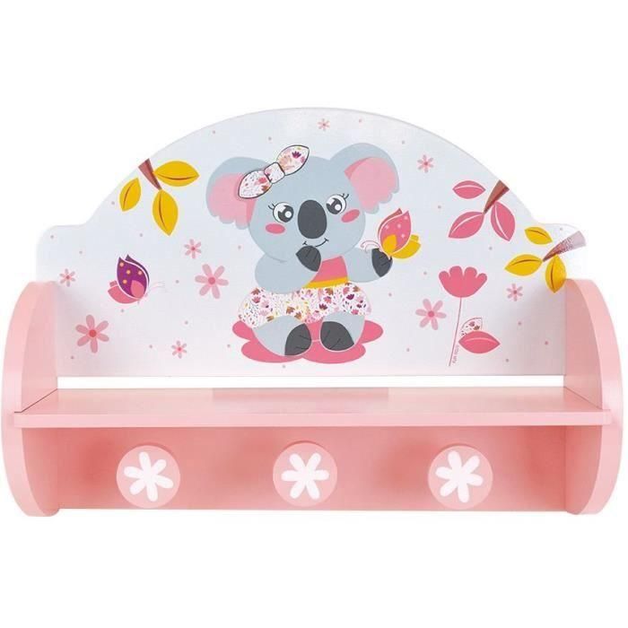 FUN HOUSE Mimi Cally Koala 713337 PERCHERO ESTANTERIA Dimensiones: ± H. 33 x W. 46 x D. 15 cm para niños 1 FUN HOUSE Mimi Cally Koala 713337 PERCHERO ESTANTERIA Dimensiones: ± H. 33 x W. 46 x D. 15 cm para niños 1
