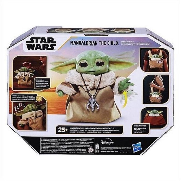 Hasbro Figura Animatronic The Mandalorian (The Child) - Star Wars, más de 25 sonidos y movimientos, incluye bolsa y collar removible 1 Hasbro Figura Animatronic The Mandalorian (The Child) - Star Wars, más de 25 sonidos y movimientos, incluye bolsa y collar removible 1
