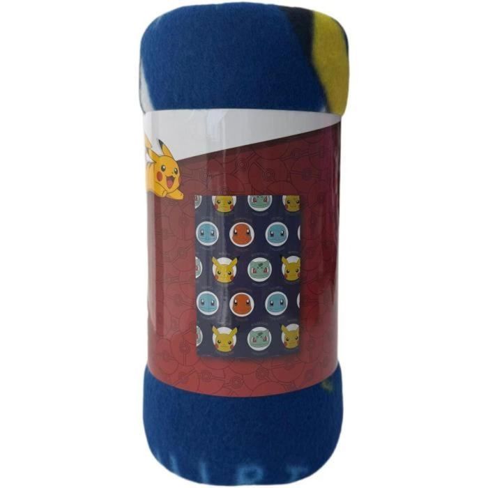 Pokemon POK3700891714181 Manta de forro polar - Caras de Pokemon - 100 x 140 cm 4