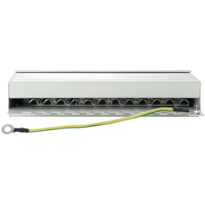 Equip Patchpanel 12x RJ45 Cat6 FTP Desktop ISO/IEC hellgrau 1