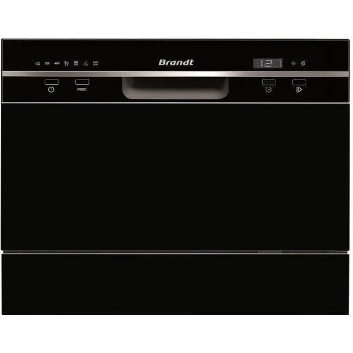 BRANDT DFC6519B - Lavavajillas independiente - 6 cubiertos - 49dB - Clas. F - Ancho. Los 55cm BRANDT DFC6519B - Lavavajillas independiente - 6 cubiertos - 49dB - Clas. F - Ancho. Los 55cm