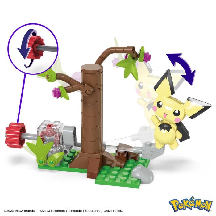 Mega Construx Pokemon Pikachu En El Bosque Hpb59 Mattel 3 Mega Construx Pokemon Pikachu En El Bosque Hpb59 Mattel 3