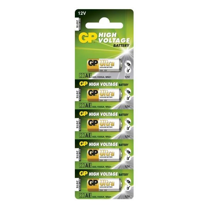GP High Voltage Battery- 23A, 5-pack GP High Voltage Battery- 23A, 5-pack