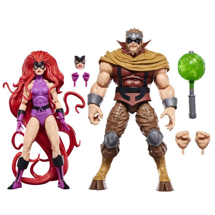 Blister 2 figuras Medusa & Gorgon Inhumanos Marvel Legends Series 15cm 1