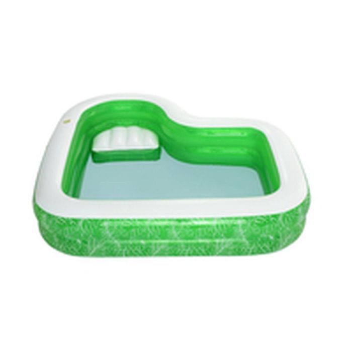 Bestway Piscina Hinchable 2 Camaras Tropical 231x231x51 cm +6 Años Jardin 54336 10