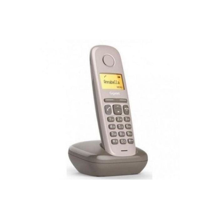 Gigaset S30852-H2802-D204 Teléfono Inalámbrico A170 Marrón con Pantalla Iluminada, Modo ECO DECT y Identificador de Llamada 2