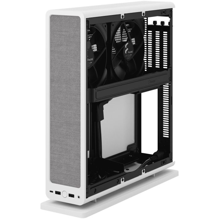 Fractal Design Ridge Mini Caja de PC SFF Blanca Mini-ITX Acero 12.6L 9