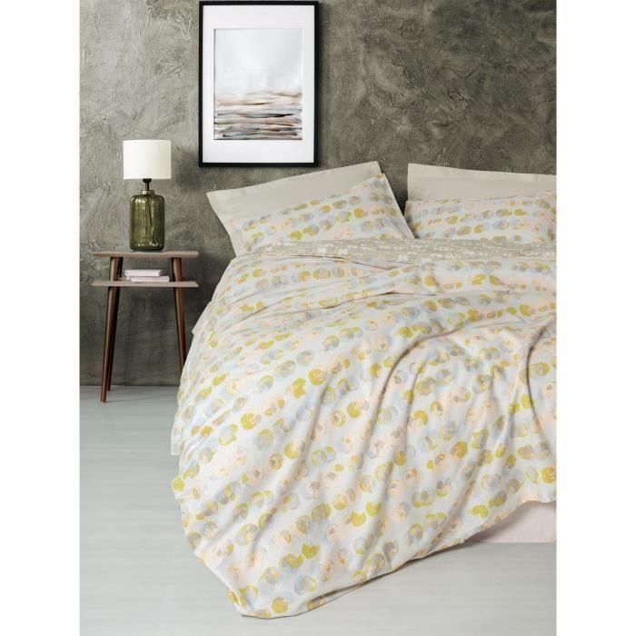 Juego de cama completo 100% algodón beige, con 1 funda nórdica 220x240 cm y 2 fundas de almohada 60x60 cm - ASI8684283425259 Juego de cama completo 100% algodón beige, con 1 funda nórdica 220x240 cm y 2 fundas de almohada 60x60 cm - ASI8684283425259
