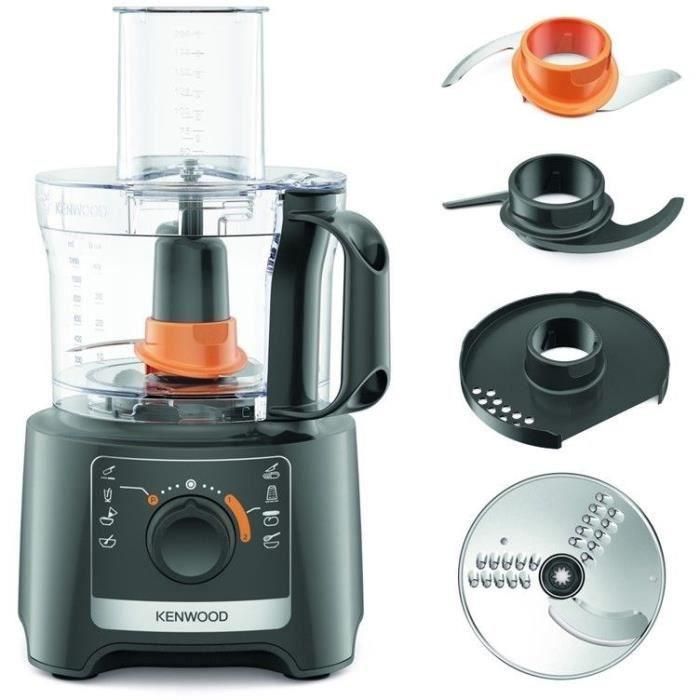 Robot multifunción KENWOOD FDP31.020GY - 2 velocidades + Pulso - 800W - Bol 2,1L + accesorios