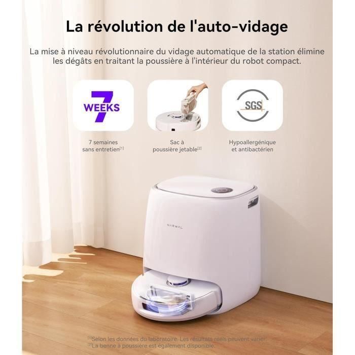 Aspiradora robot NARWAL Freo X Ultra con estación de acoplamiento todo en uno - Limpieza inteligente - Potencia de 8200 PA 2 Aspiradora robot NARWAL Freo X Ultra con estación de acoplamiento todo en uno - Limpieza inteligente - Potencia de 8200 PA 2