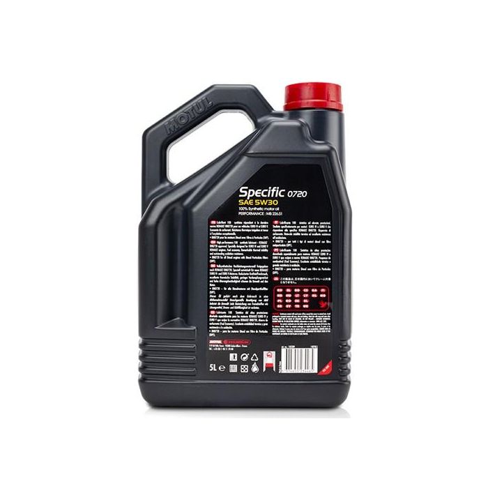 Aceite de Motor para Coche Specific 0720 5W30 5 L 1 Aceite de Motor para Coche Specific 0720 5W30 5 L 1