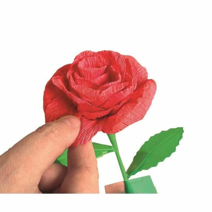 Clementoni CLE8005125188772 Crea tus flores - Rosa 4 Clementoni CLE8005125188772 Crea tus flores - Rosa 4