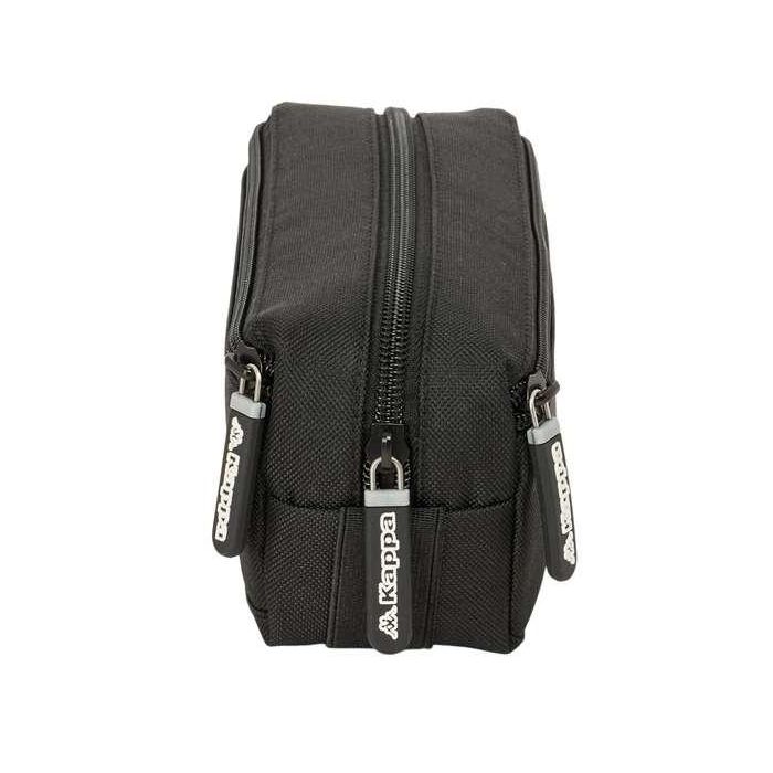 Safta Portatodo Triple Pequeño con Goma Elástica Kappa Dark 22x8,5x6cm 2 Safta Portatodo Triple Pequeño con Goma Elástica Kappa Dark 22x8,5x6cm 2