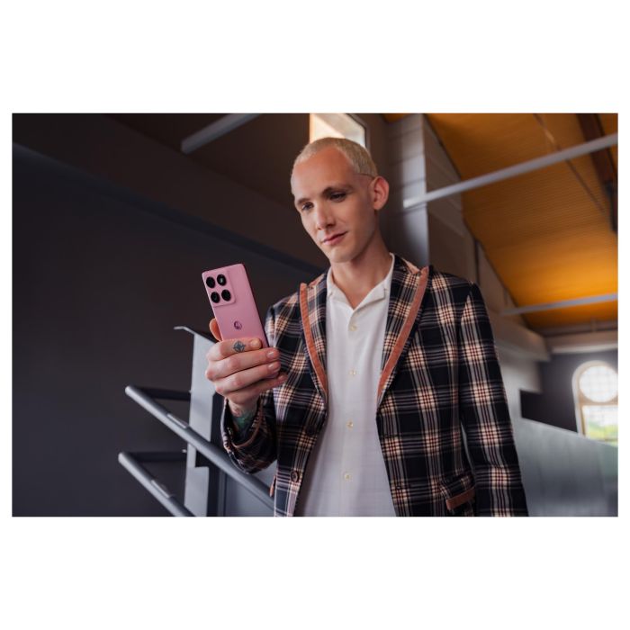 Motorola Edge 60 Fusion Smartphone 5G - 6.67" Pantalla Super HD 120Hz, 256GB Almacenamiento, 8GB RAM, Cámara 50MP, Carga TurboPower 68W, Batería 5200 mAh, Android 15, Color Turquesa