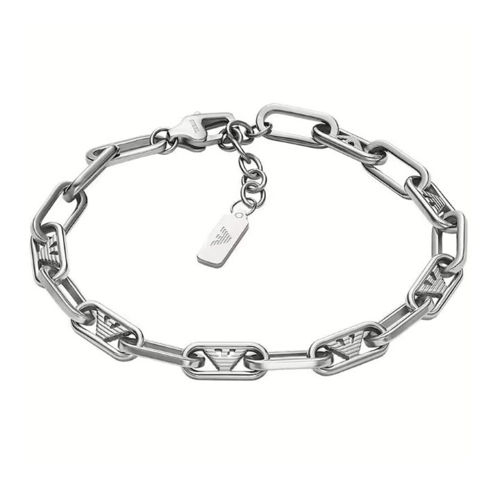 Pulsera Hombre Emporio Armani EGS3249040 Plateado