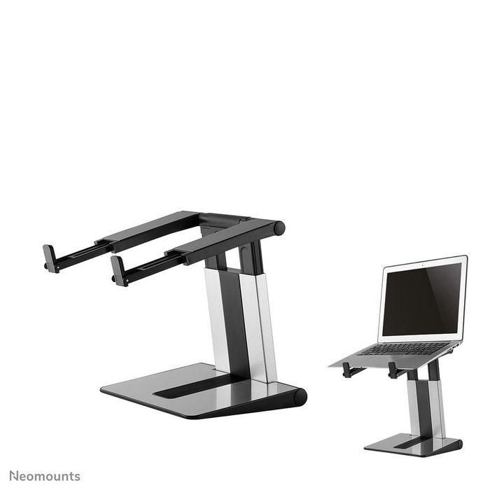 Neomounts NSLS200 Soporte Plegable Universal para Portátil 10-17" hasta 5 kg Altura Ajustable 20,7-26,7 cm Plateado 1