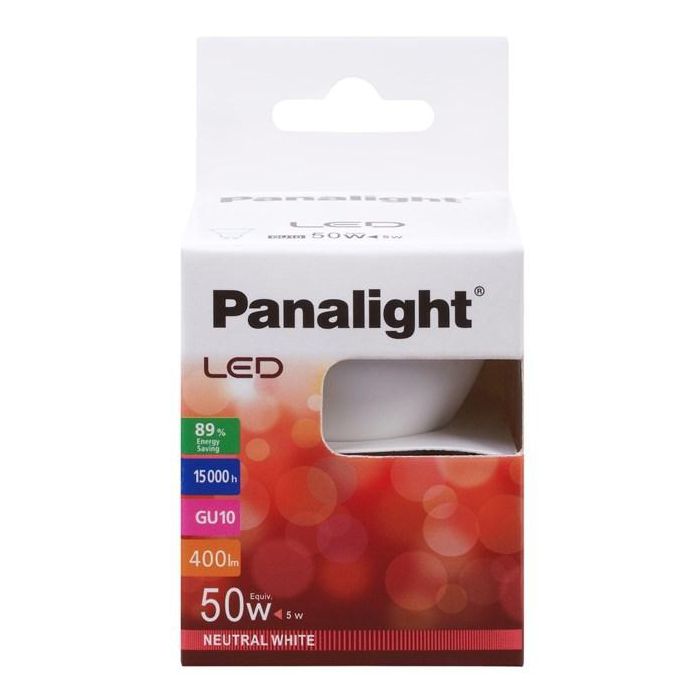 Lámpara Led Dicroica Gu10 De 5W 4000K PANASONIC-PANALIGHT LDRHV7L40WG102EPL 2