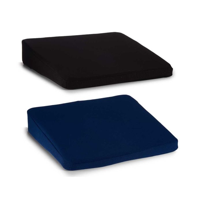 Cojín de Espuma con Memoria, Asiento Ergonómico Arte Regal 41.5x9x43 cm - Azul/Negro (6 Unidades) 1