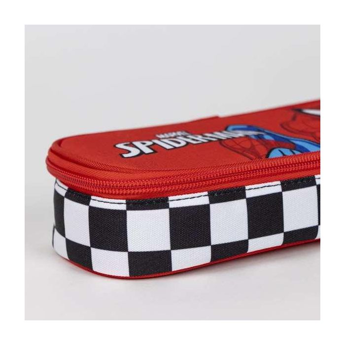 Estuche portatodo ovalado spiderman 8.5 x 5.0 x 22.5 cm 1