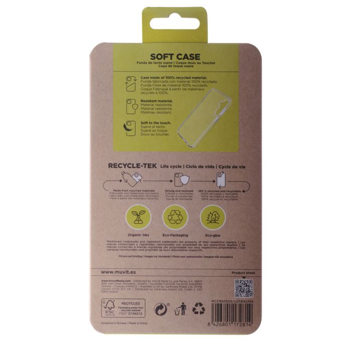 Funda para Móvil Muvit for Change Galaxy S23 FE 5G Transparente Samsung Galaxy S23 Ultra 1 Funda para Móvil Muvit for Change Galaxy S23 FE 5G Transparente Samsung Galaxy S23 Ultra 1