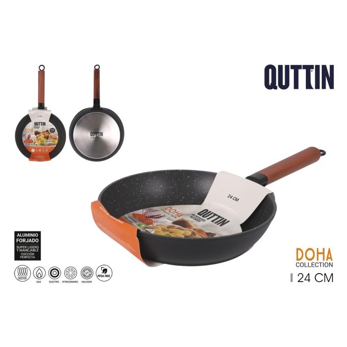 Sartén Inde Doha Quttin 24 cm aluminio forjado (6 Unidades) Sartén Inde Doha Quttin 24 cm aluminio forjado (6 Unidades)
