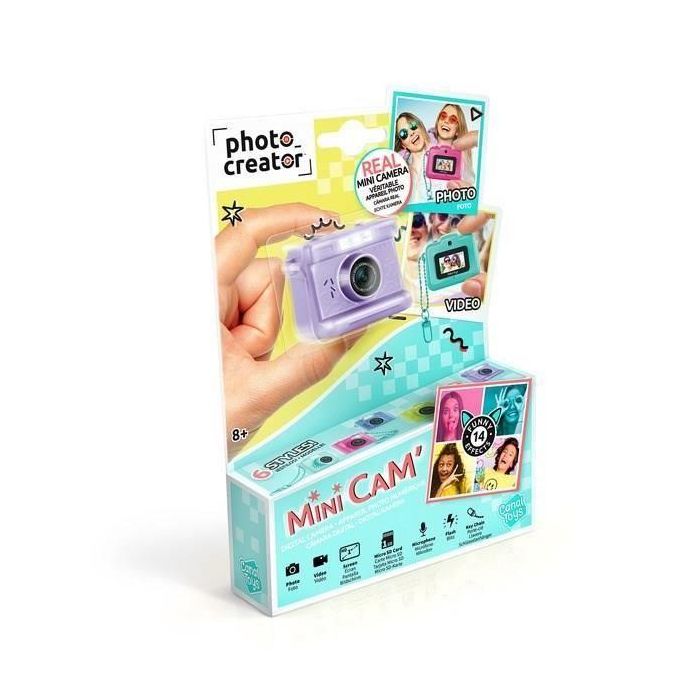 Canal Toys Photo Creator Mini Cam' Cámara digital de fotos y vídeos Vintage - con llavero y tarjeta SD de 1 GB incluida CLK 06 3 Canal Toys Photo Creator Mini Cam' Cámara digital de fotos y vídeos Vintage - con llavero y tarjeta SD de 1 GB incluida CLK 06 3