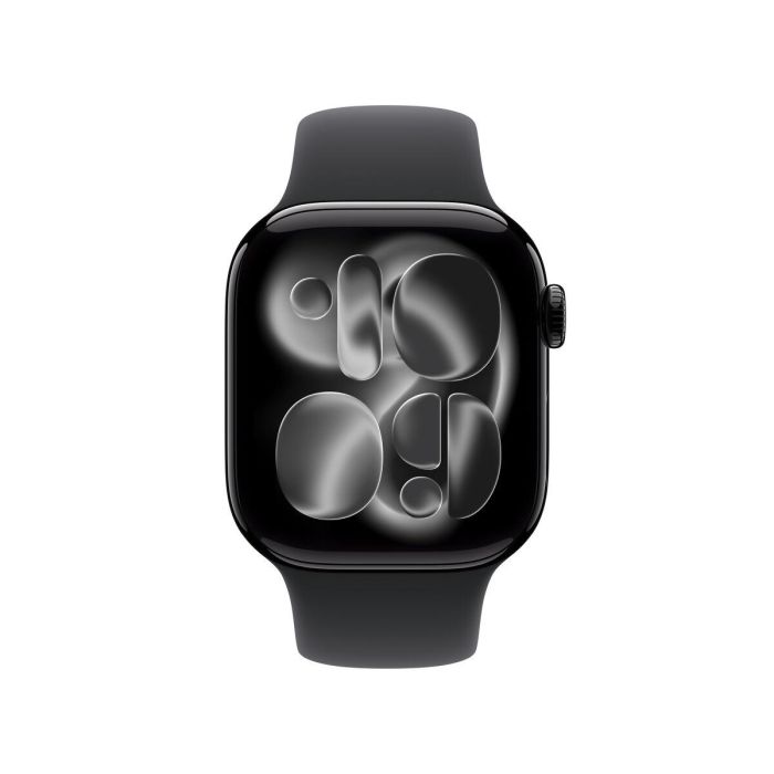 Apple MF842Z/A Watch Series 11 GPS + Cellular - 42 mm Caja Aluminio Negro Azabache Correa Deportiva Negra M/L 12