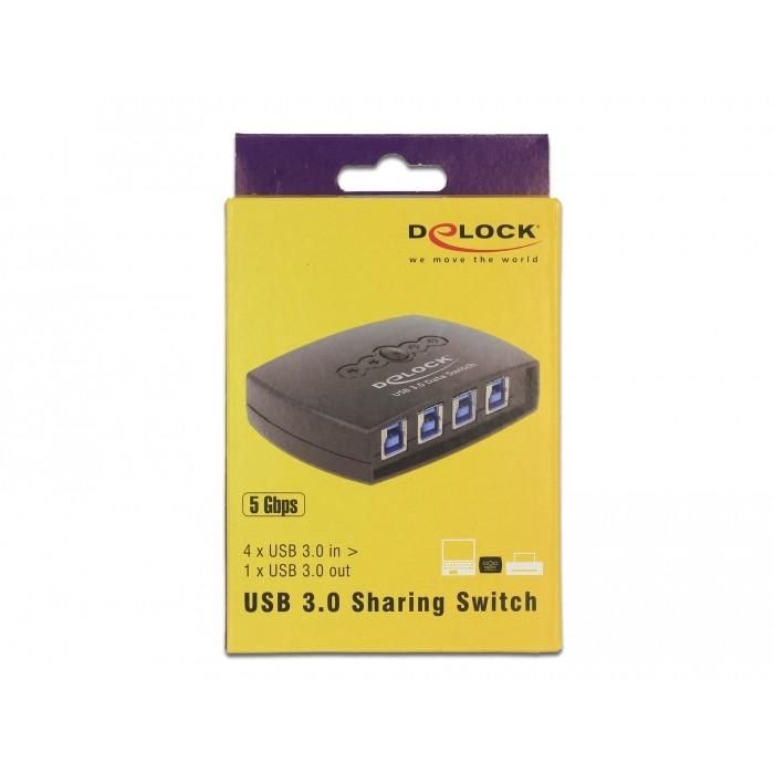 DELOCK USB 3.0 Sharing Switch 4 - 1 3