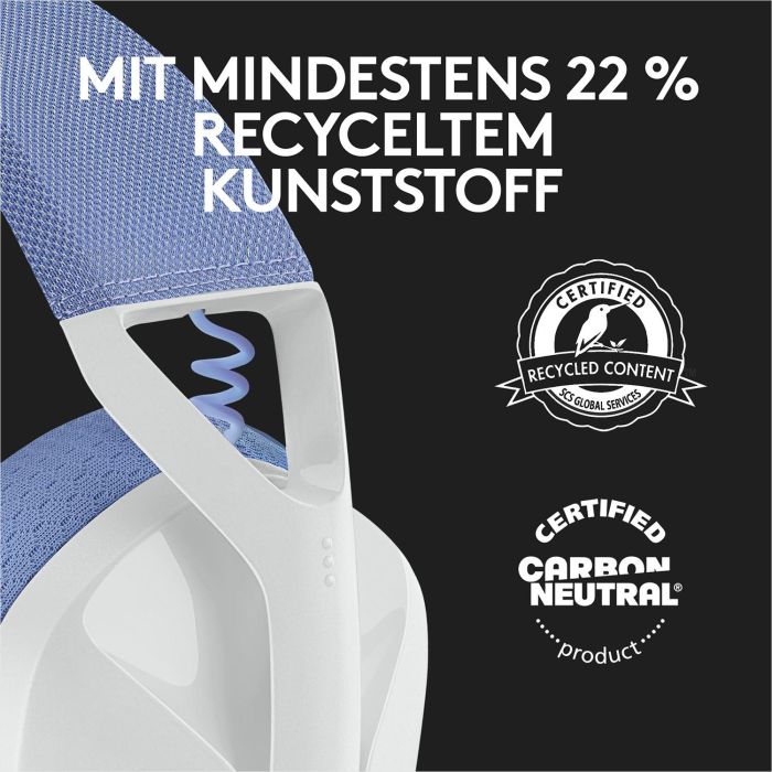 Logitech Auriculares G435 Gaming Inalámbricos Bluetooth/LIGHTSPEED, Sonido Envolvente, Micrófono Integrado, Blanco 7 Logitech Auriculares G435 Gaming Inalámbricos Bluetooth/LIGHTSPEED, Sonido Envolvente, Micrófono Integrado, Blanco 7