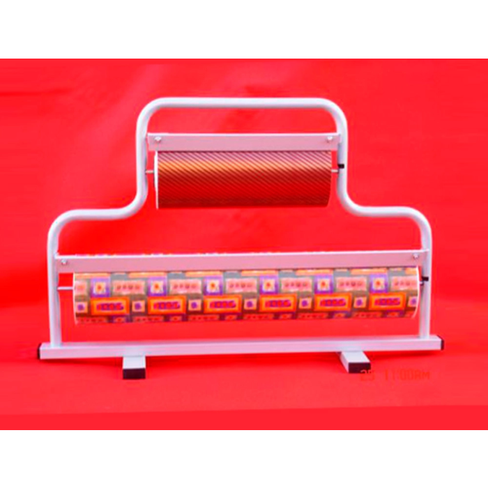 Blanca Portarrollo Metal Mostrador Corta Papel para Bobinas de 62-31 cm Acero Cromado 0 Blanca Portarrollo Metal Mostrador Corta Papel para Bobinas de 62-31 cm Acero Cromado 0