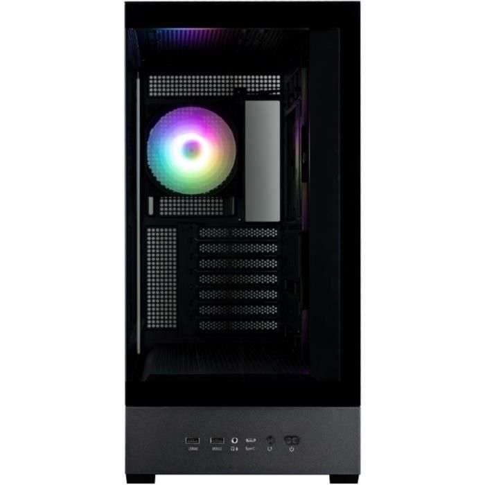 Zalman P40 DS Midi Tower PC Negro con Ventana 9.1" LCD y USB 3.2 Gen1/Gen2 3